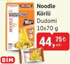 DUDOMİ NOODLE KÖRİLİ DUDOMİ NOODLE KÖRİLİ